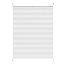 Plisségardin Touch Up & Down Vit 100 x 130 cm